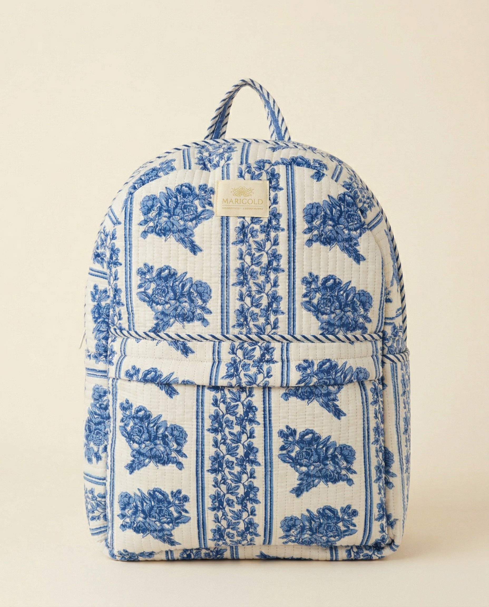 Indigo Garden Quilted Rucksack