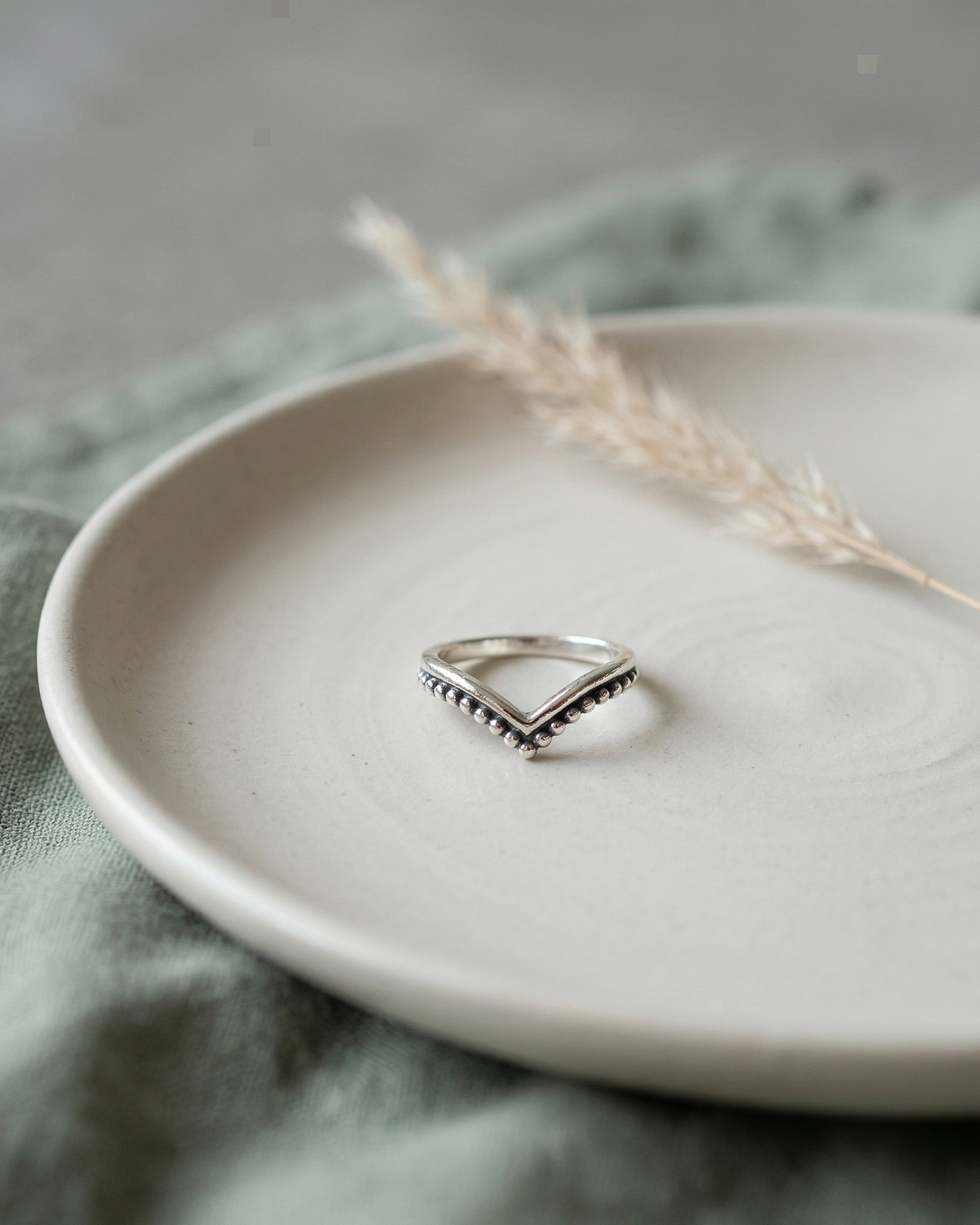 Verstellbarer Ring aus Silber
