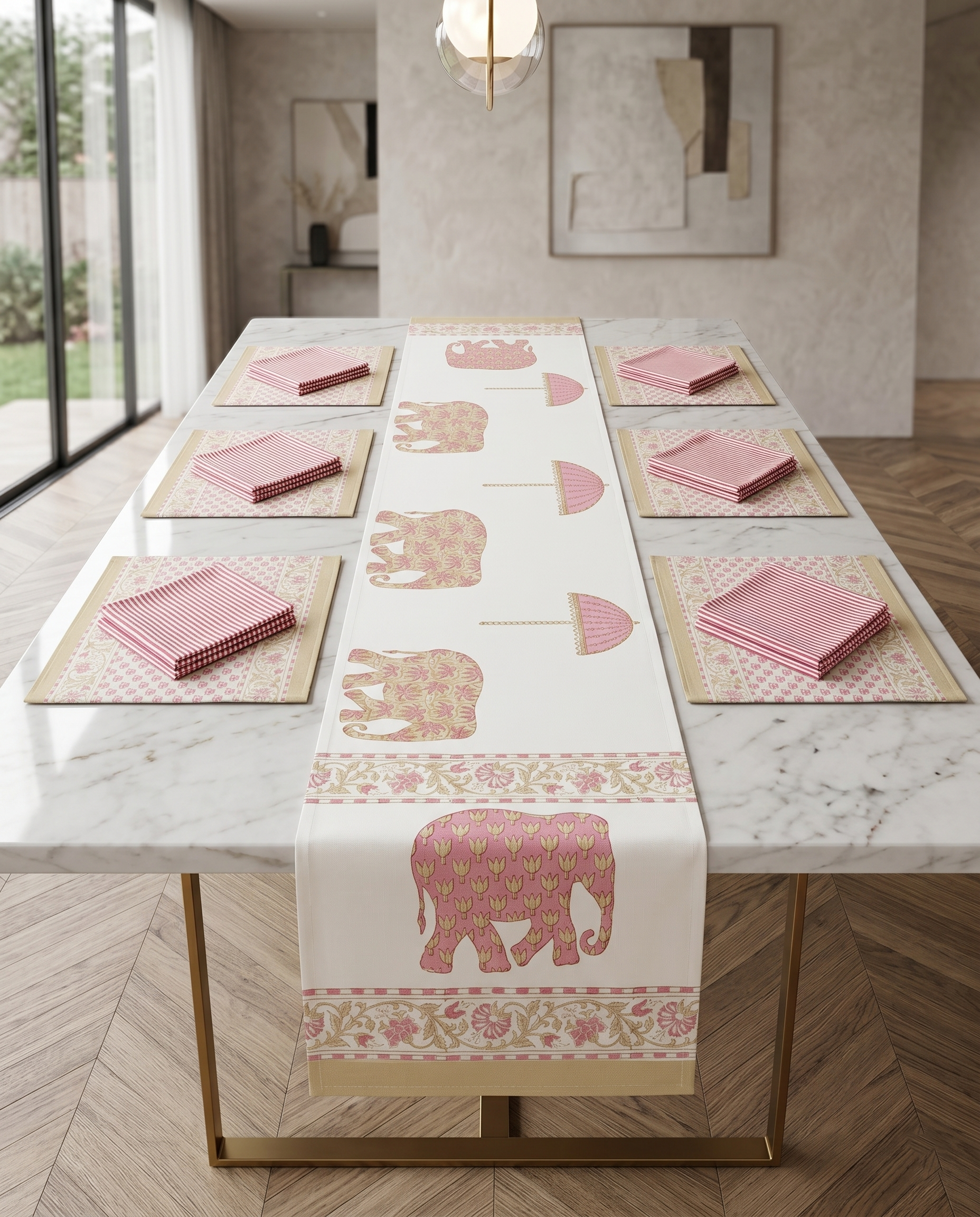 Königliches Esszimmer-Set für 6 Personen